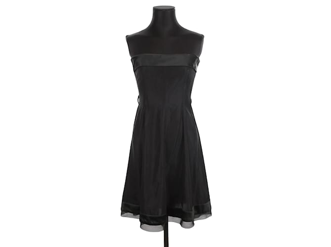 Dolce & Gabbana Vestido negro Sintético  ref.1234799