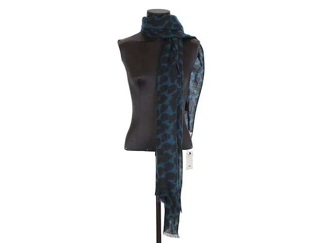 Eric Bompard Cashmere scarf Blue  ref.1234841