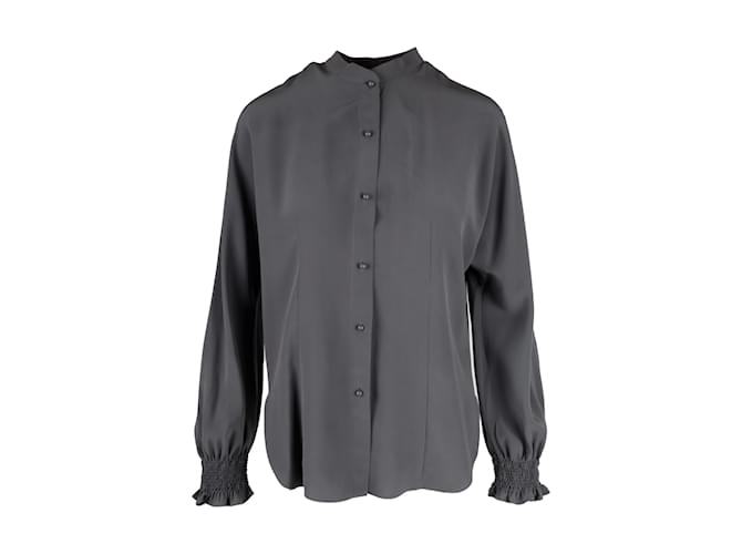 Emporio Armani Silk Shirt Grey  ref.1234847