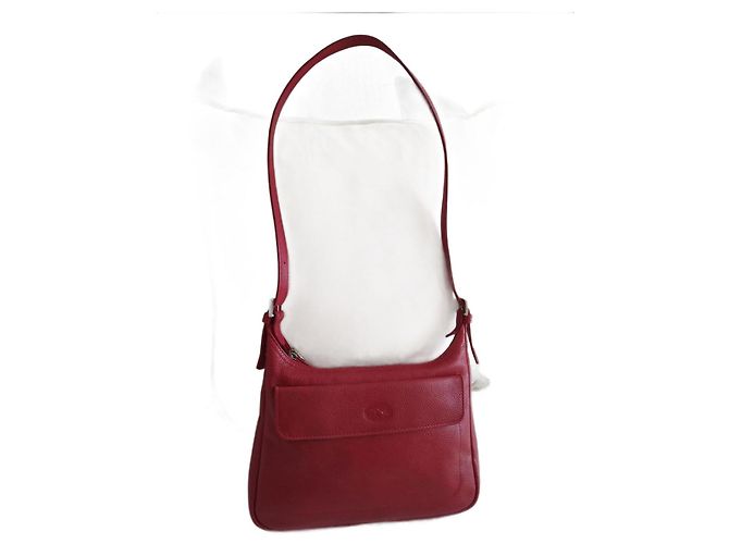 Légende Longchamp Handtasche aus rotem Leder