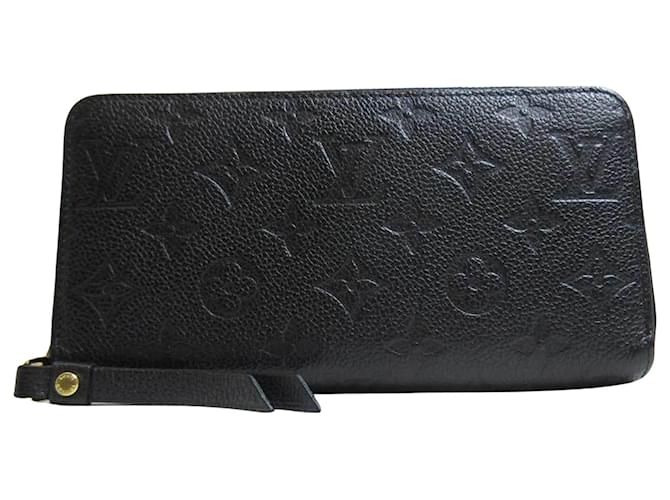 Louis Vuitton Zippy Black Leather  ref.1234931