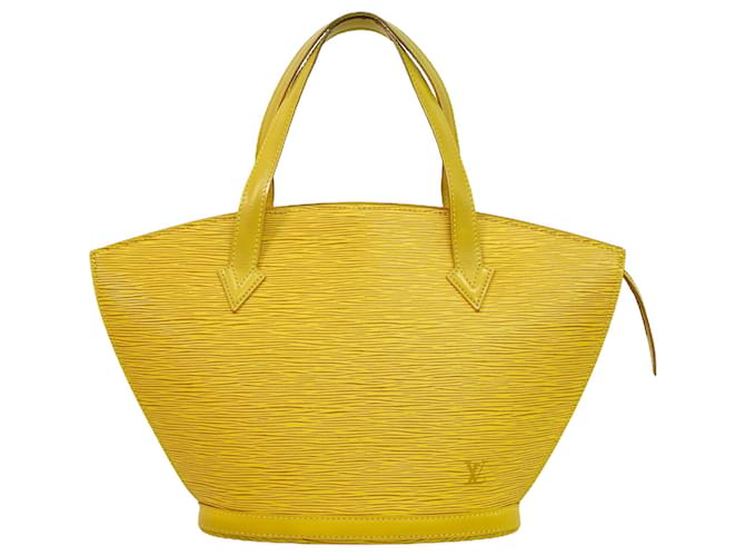 Louis Vuitton Saint Jacques Yellow Leather  ref.1234999