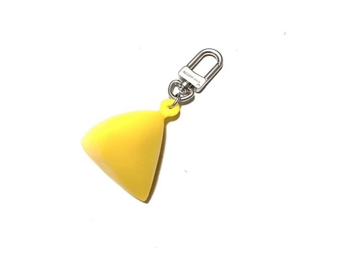 Louis Vuitton Porte clés Yellow Plastic  ref.1235042