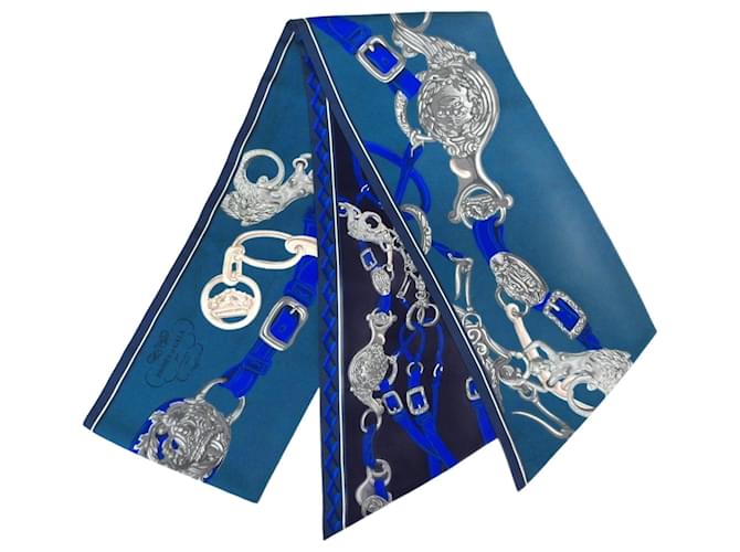 Hermès Hermes Azul Seda  ref.1235084