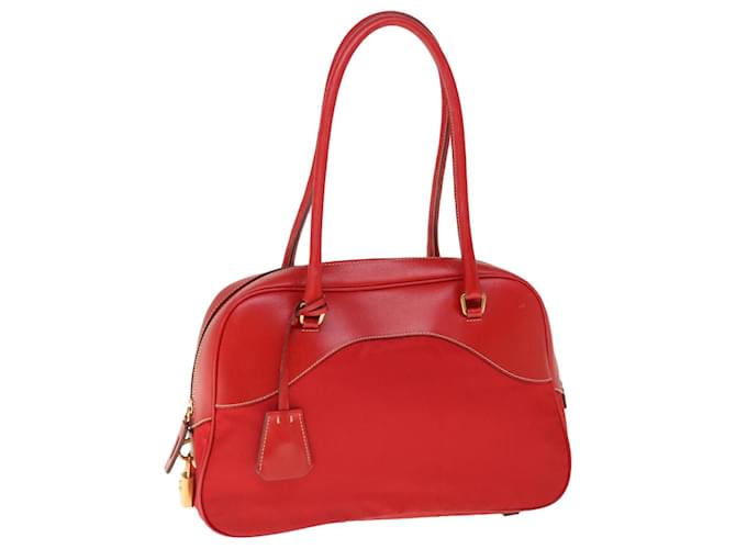 Prada bowling Red Synthetic  ref.1235194