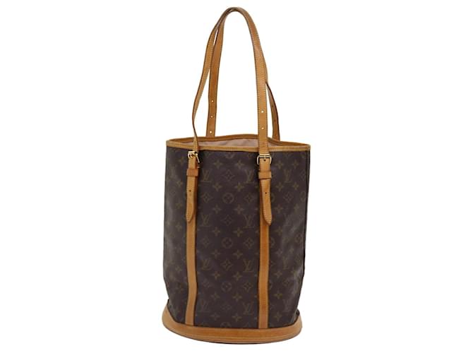 Louis Vuitton Bucket GM Brown Cloth  ref.1235220