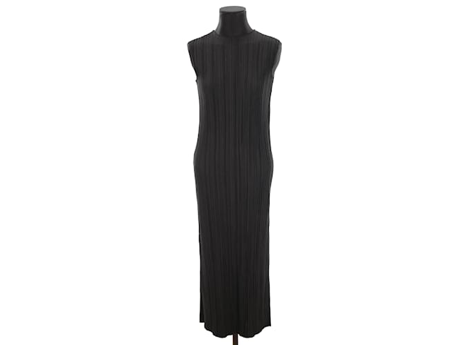 Anine Bing Black dress Polyester  ref.1235506