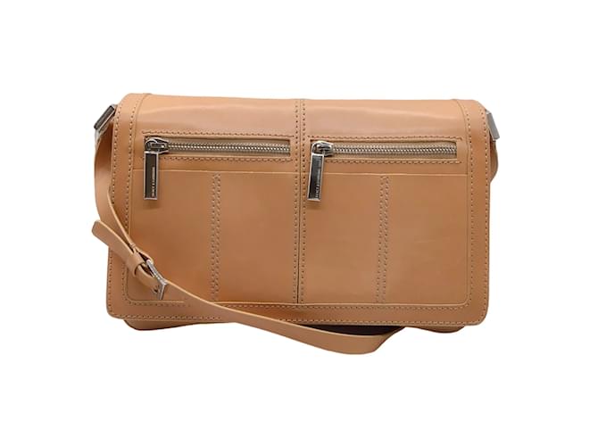 Dolce & Gabbana Beige calf leather Leather Flap Shoulder Bag  ref.1235558