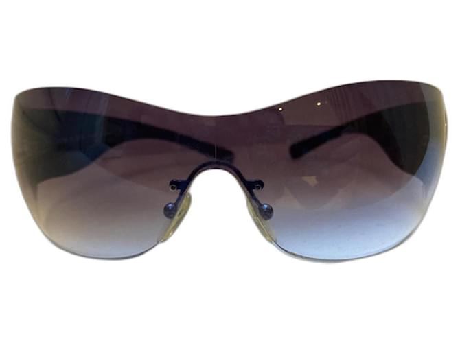 Gafas de sol de prada Negro Plástico  ref.1235681