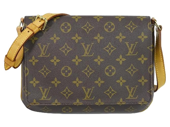 Louis Vuitton Musette Tango Toile Marron  ref.1235700