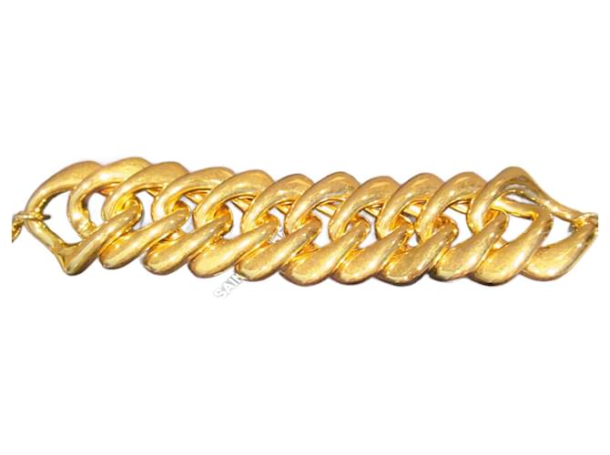 Bracelet chaîne Saint Laurent Doré  ref.1235781