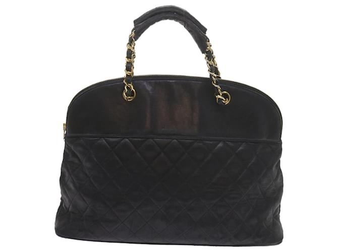 Chanel Matelassé Black Leather  ref.1235792