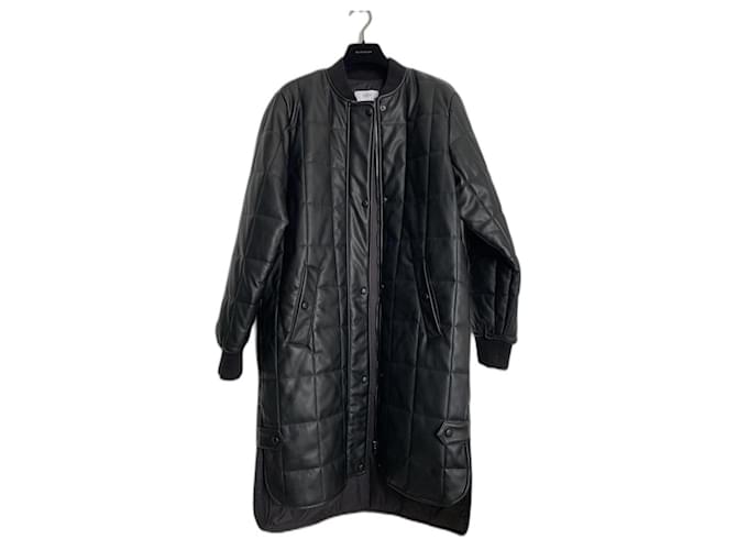 Zapa Coats, Outerwear Black Cotton Elastane Polyamide Polyurethane  ref.1235815