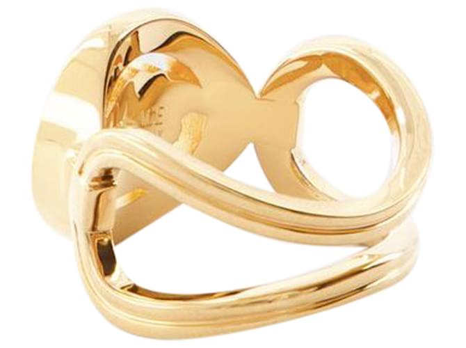 Anel - Versace - Metal - Ouro Dourado Metálico  ref.1235826
