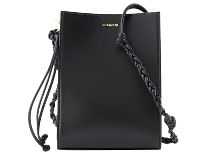 Tangle Ring Shoulder Bag - Jil Sander - Leather - Black Pony-style calfskin  ref.1235839