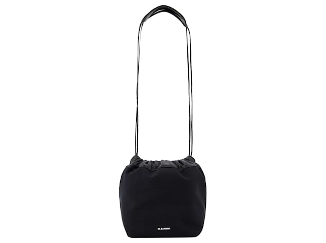Dumpling Shoulder Bag - Jil Sander - Leather - Black Pony-style calfskin  ref.1235875