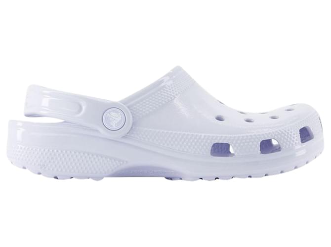 Autre Marque Classic High Shine Sandals - Crocs - Thermoplastic - White  ref.1235884