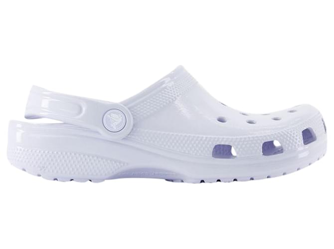 Autre Marque Classic High Shine Sandals - Crocs - Thermoplastic - White  ref.1235926
