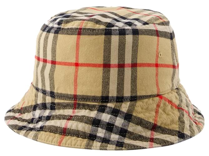 Cappello da pescatore classico - Burberry - Cotone - Beige archivio  ref.1235934