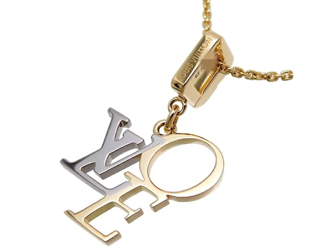 Louis Vuitton 18K Love Pendant Necklace Metal  ref.1236047