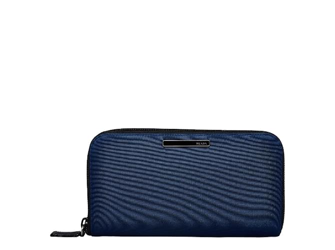 Prada Tessuto Zip Around Wallet M506 Leinwand  ref.1236175