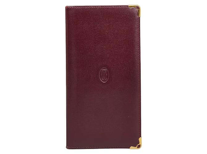 Cartier Portafoglio lungo Bifold in pelle  ref.1236190