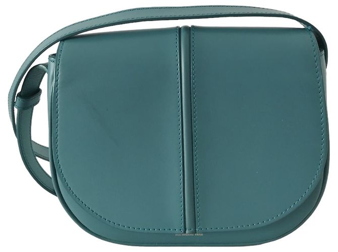 Bolsa de mão Apc Betty em couro azul