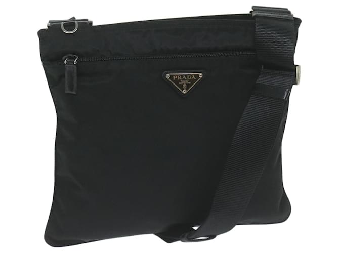PRADA Shoulder Bag Nylon Black Auth 65298  ref.1236287