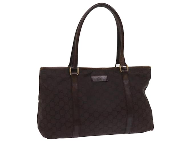 GUCCI GG Canvas Tote Bag Brown 257302 Auth ep2965  ref.1236349