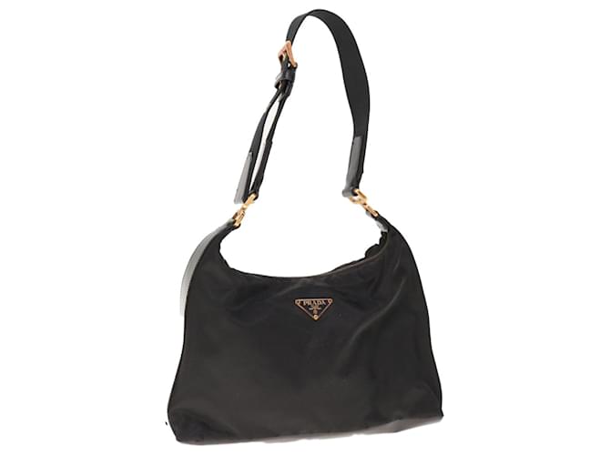PRADA Shoulder Bag Nylon Black Auth ep3020  ref.1236381