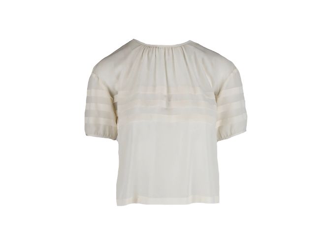 Autre Marque Coleção Privée Short Top Branco