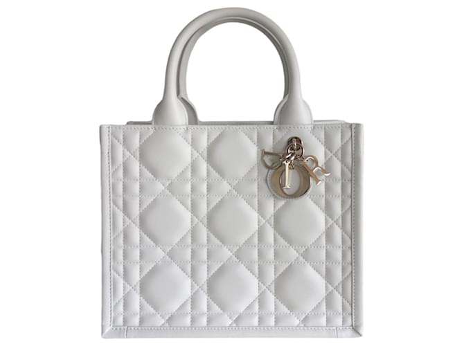 Dior Book Tote bag 2024 White Leather  ref.1236444
