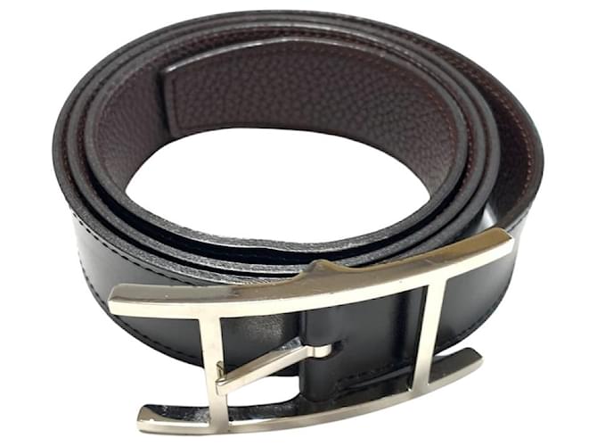 Hermès Quentin Black Leather  ref.1236528