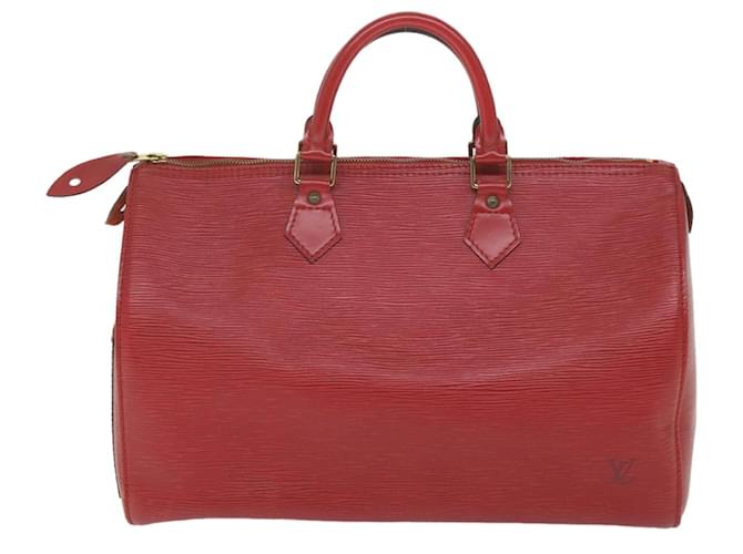 Louis Vuitton Speedy 30 Red Leather  ref.1236550