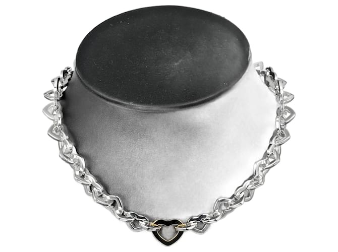 Tiffany & Co Heart Silvery Silver  ref.1236589