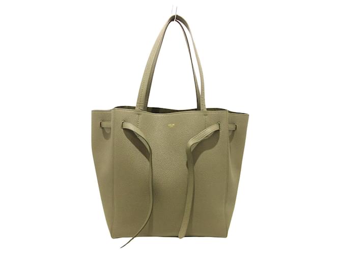 Céline Celine Phantom Bege Couro  ref.1236612