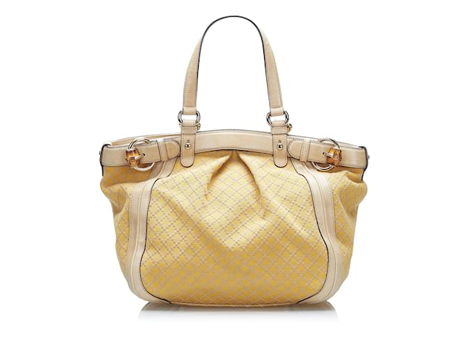 GUCCI Handbags Brown Cloth  ref.1236709