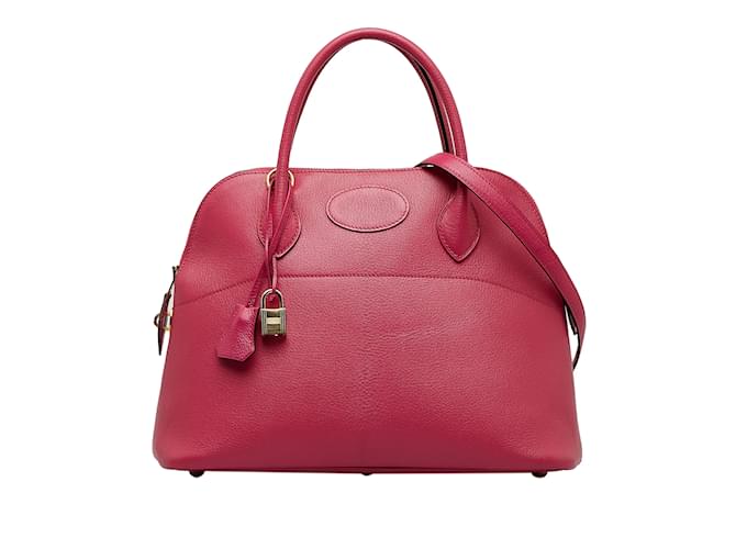 Bolide Hermès HERMES Handtaschen Sonstiges Pink Leder  ref.1236726