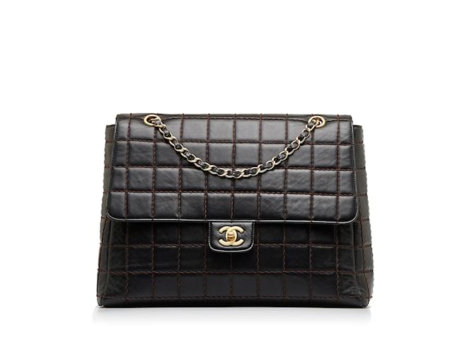 CHANEL Handbags Timeless/classique Black Leather  ref.1236732