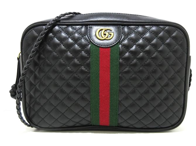 Gucci GG Marmont Black Leather  ref.1236828