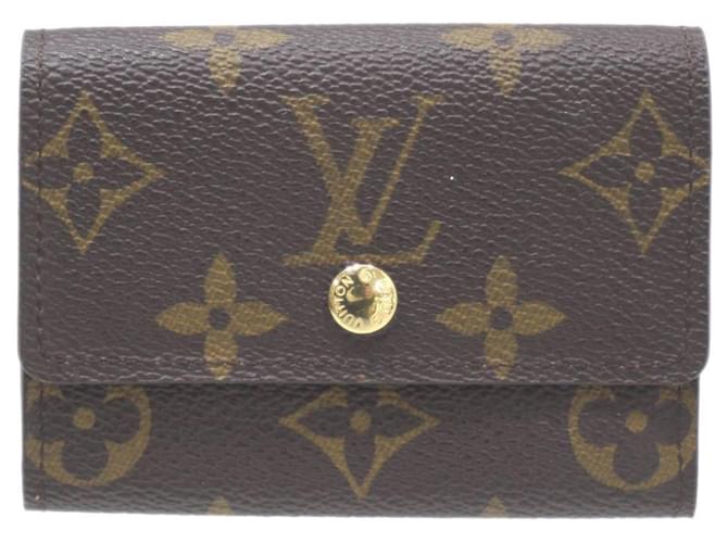 Louis Vuitton Porte-monnaie Brown Cloth  ref.1237051