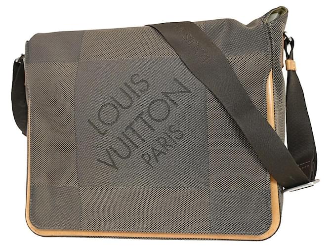 Louis Vuitton Messenger Marrom Lona  ref.1237062