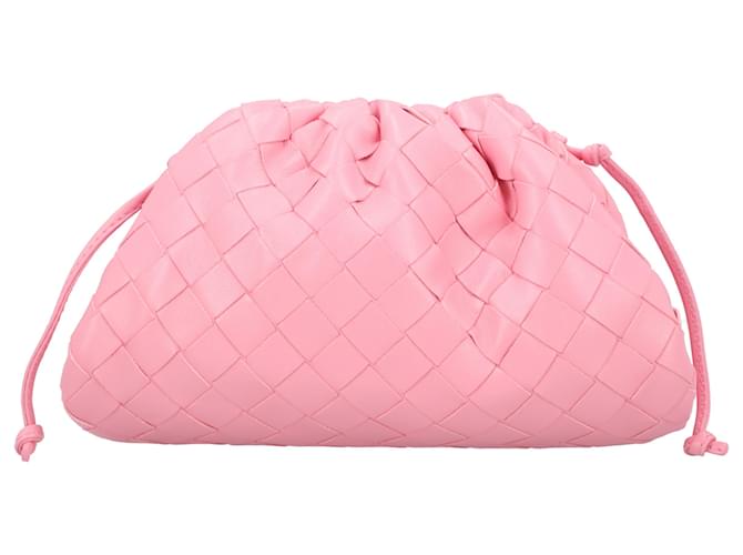 Bottega Veneta Mini pouch Pink Leather  ref.1237129