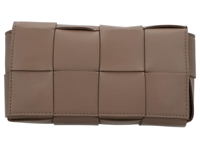 Bottega Veneta Cassette Belt Bag Grey Leather  ref.1237144