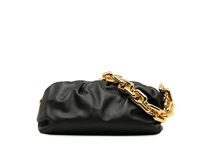 Bottega Veneta The Chain Pouch Umhängetasche aus Leder in ausgezeichnetem Zustand  ref.1237244