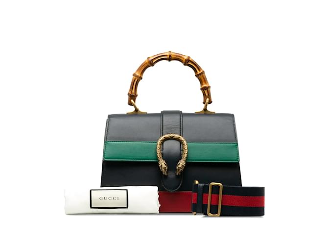 Gucci Leather Dionysus Bamboo Top Handle Bag 448075  ref.1237289