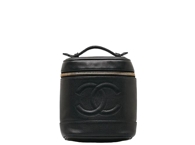 Chanel CC Caviar Vanity Bag Leather  ref.1237292