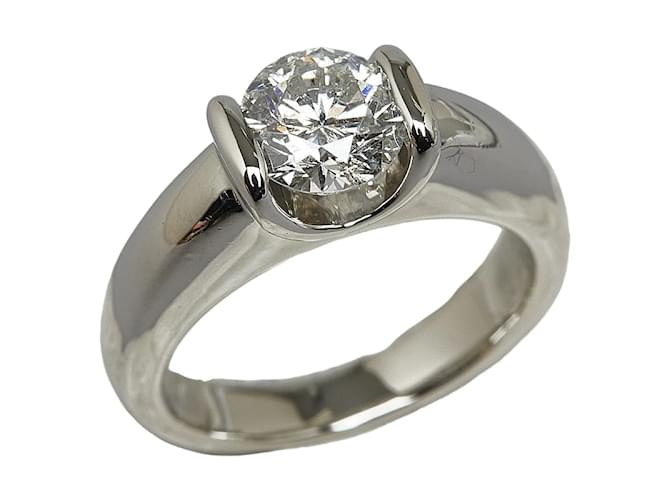 Autre Marque Platinum Diamond Ring  ref.1237305