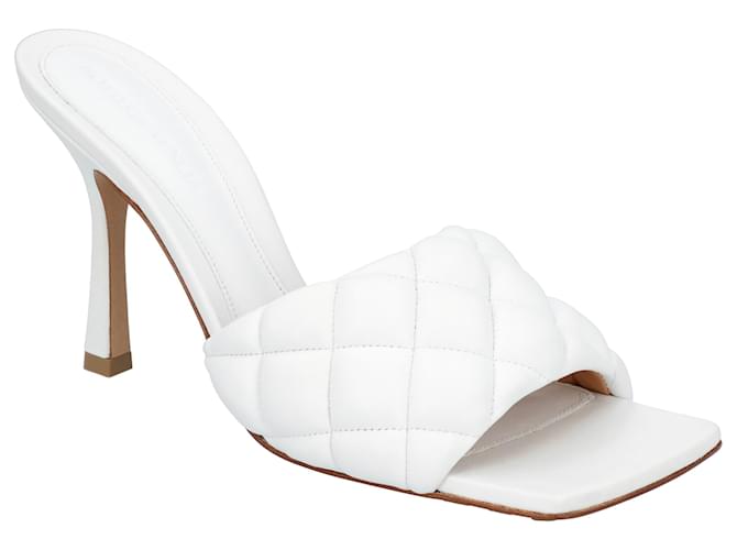 Bottega Veneta Padded Mule White Leather  ref.1237316