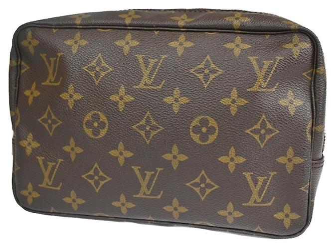 Louis Vuitton Trousse de Toilette Marrom Lona  ref.1237440